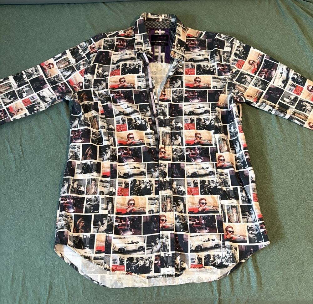 James Dean Men’s Dress Shirt S/slim